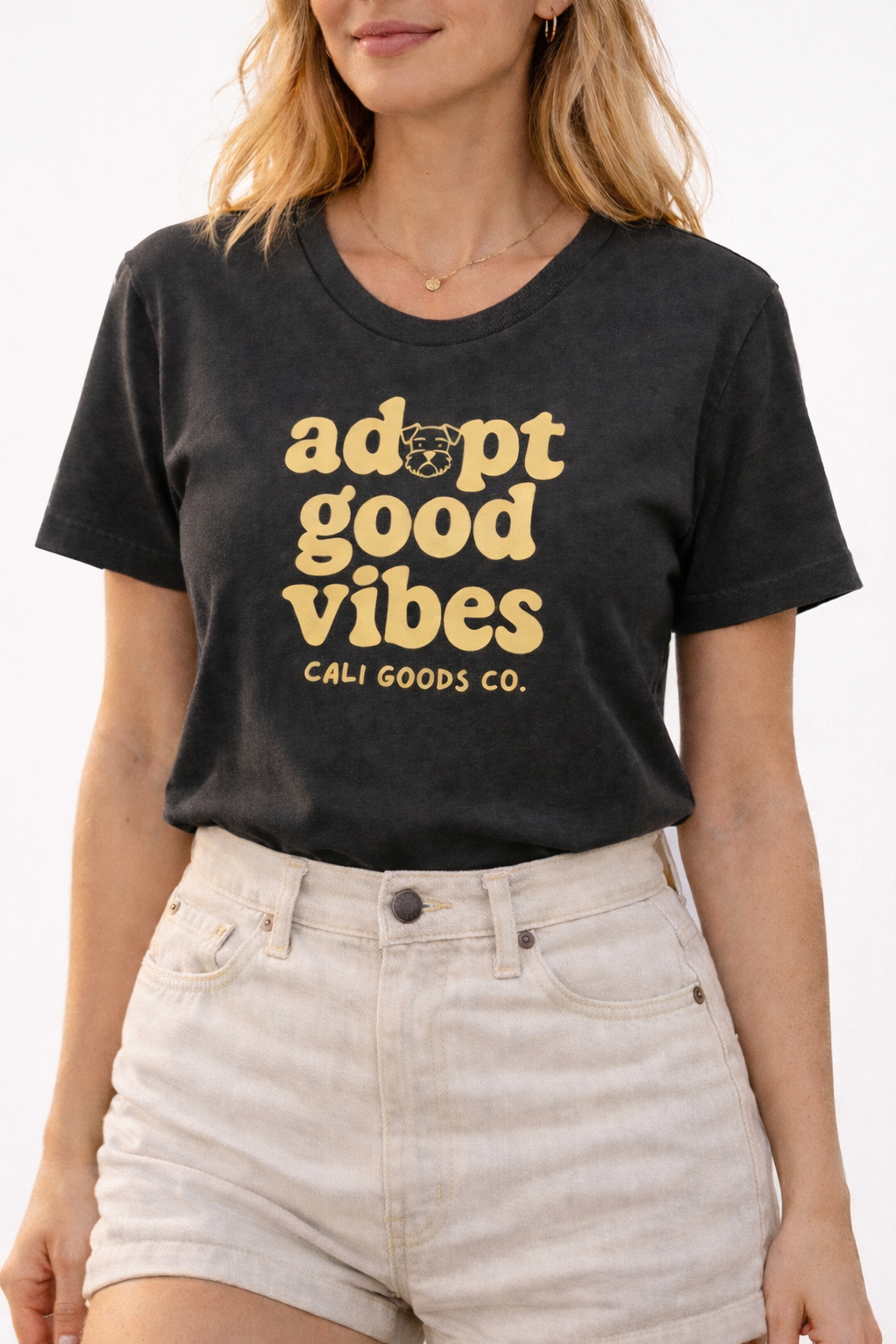 Adopt Good Vibes Women’s Tee